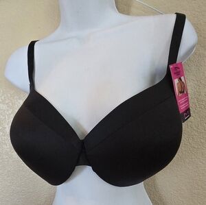 Maidenform Classic Tshirt Bra Black Underwire Bra 40D 09436 New
